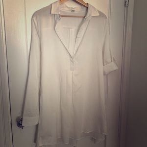 Linen Beachy Shirt Dress